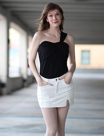 White Denim Skirt for Women | Trending Styles Spring 2026 - Image 2