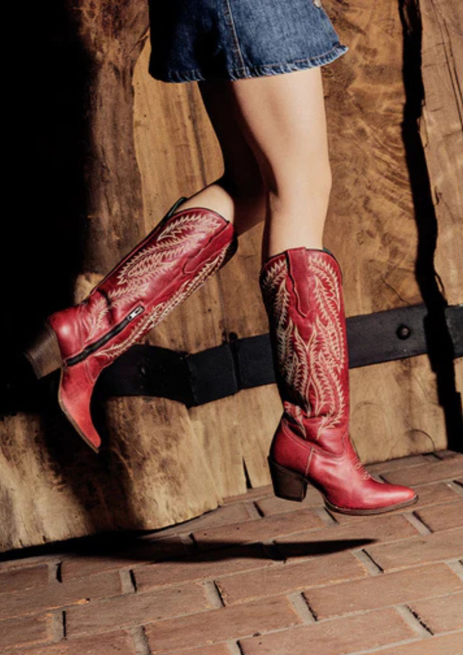 Black Elegant Skincare BB Cream Promotion Poster (68) Red Cowboy Boots