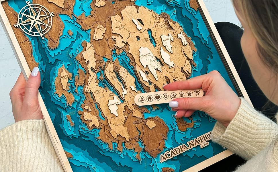 Custom Map Wedding Gift