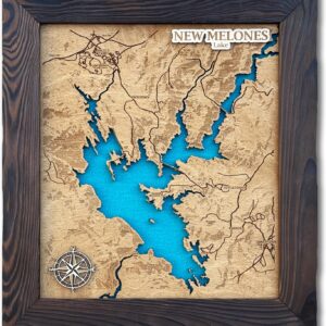 Custom Map Wedding Gift
