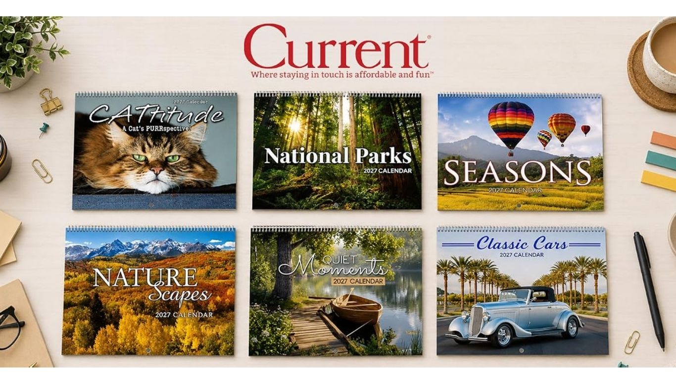 Custom Photo Wall Calendar DIY Family Memories 2027-2028 Custom Photo Wall Calendar