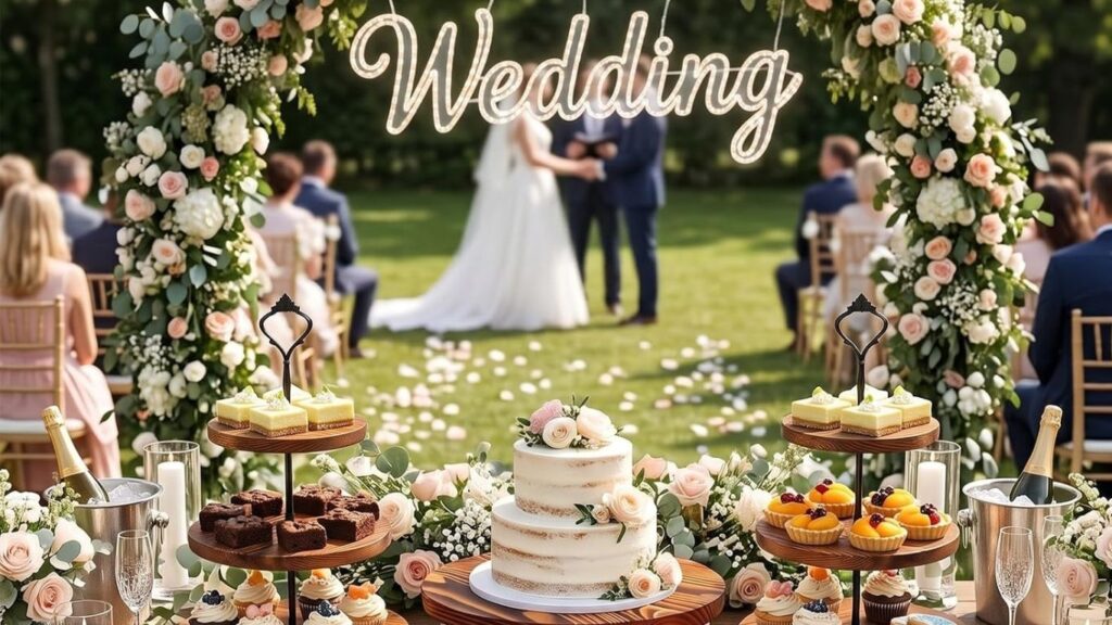 Dessert Table Display Set | Wooden Cake & Cupcake Stands Dessert Table Display Set