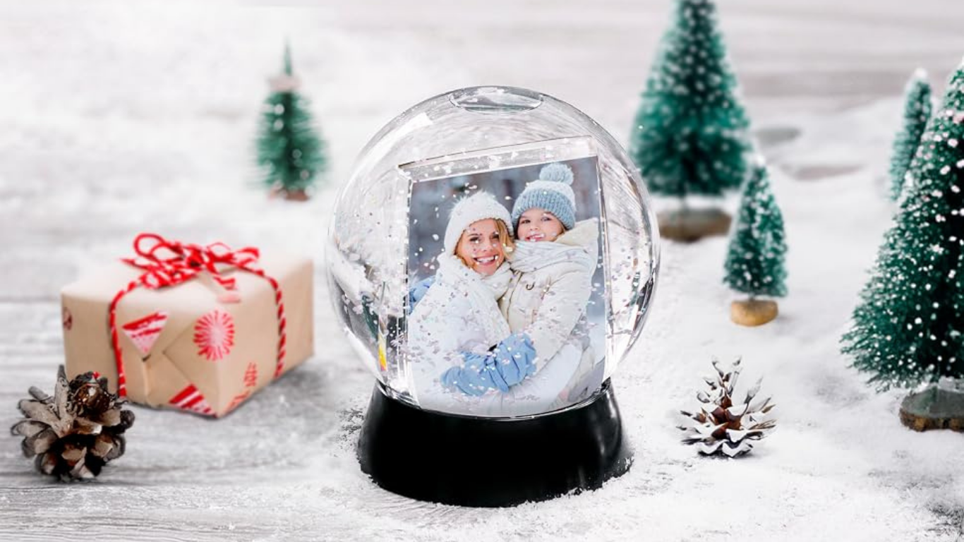 Personalized Snow Globe — Custom Keepsake Gift for Her Personalized Snow Globe