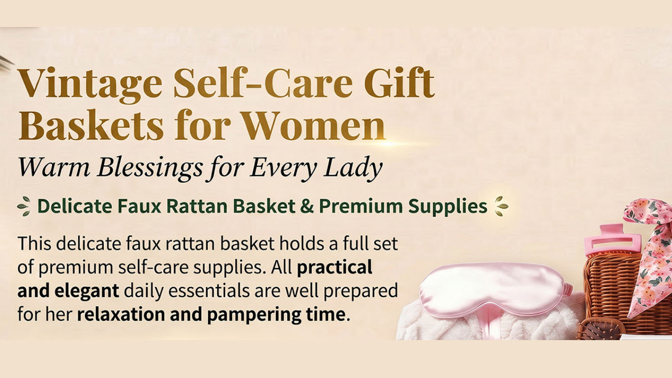 15-Piece Gift Basket for Women | Birthday Self-Care Set 15-Piece Gift Basket for Women