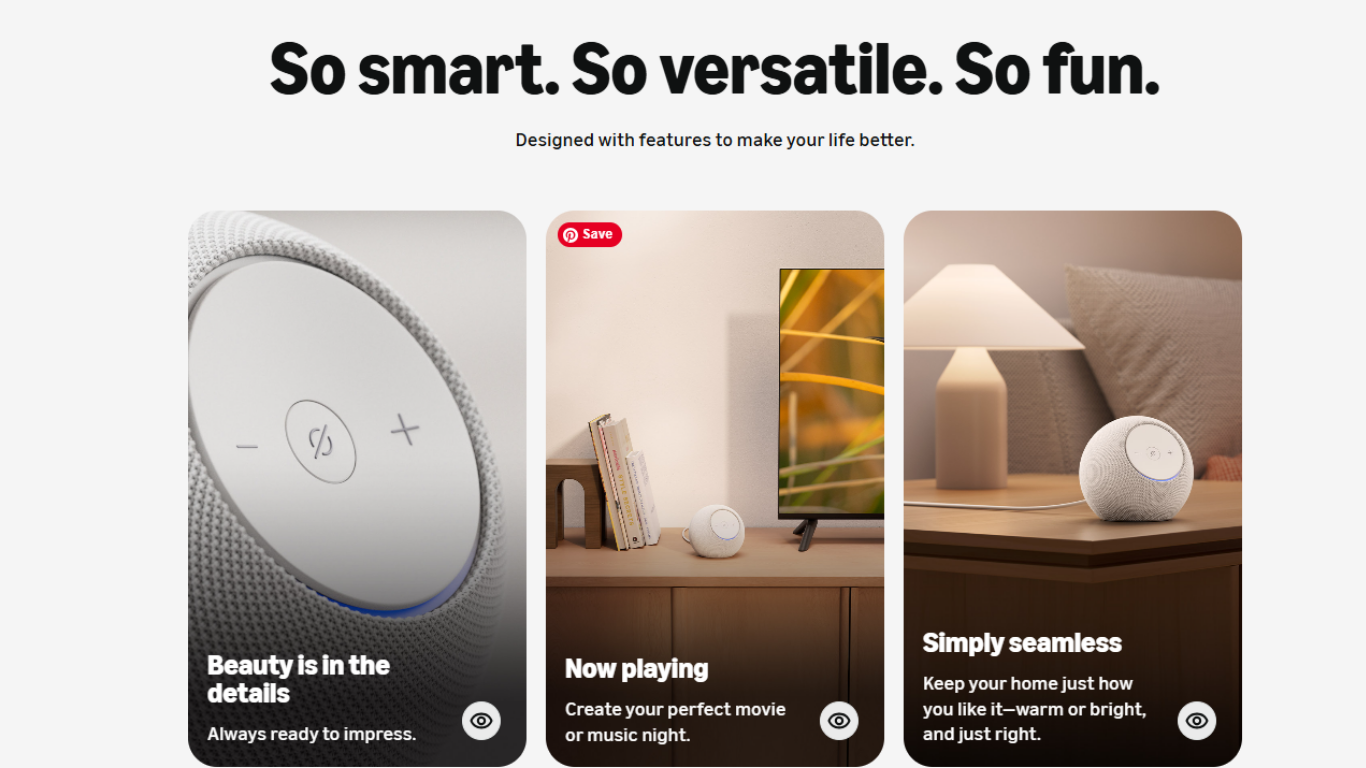 Alexa Smart Speaker | Room-Filling Sound & Deep Bass Alexa Smart Speaker