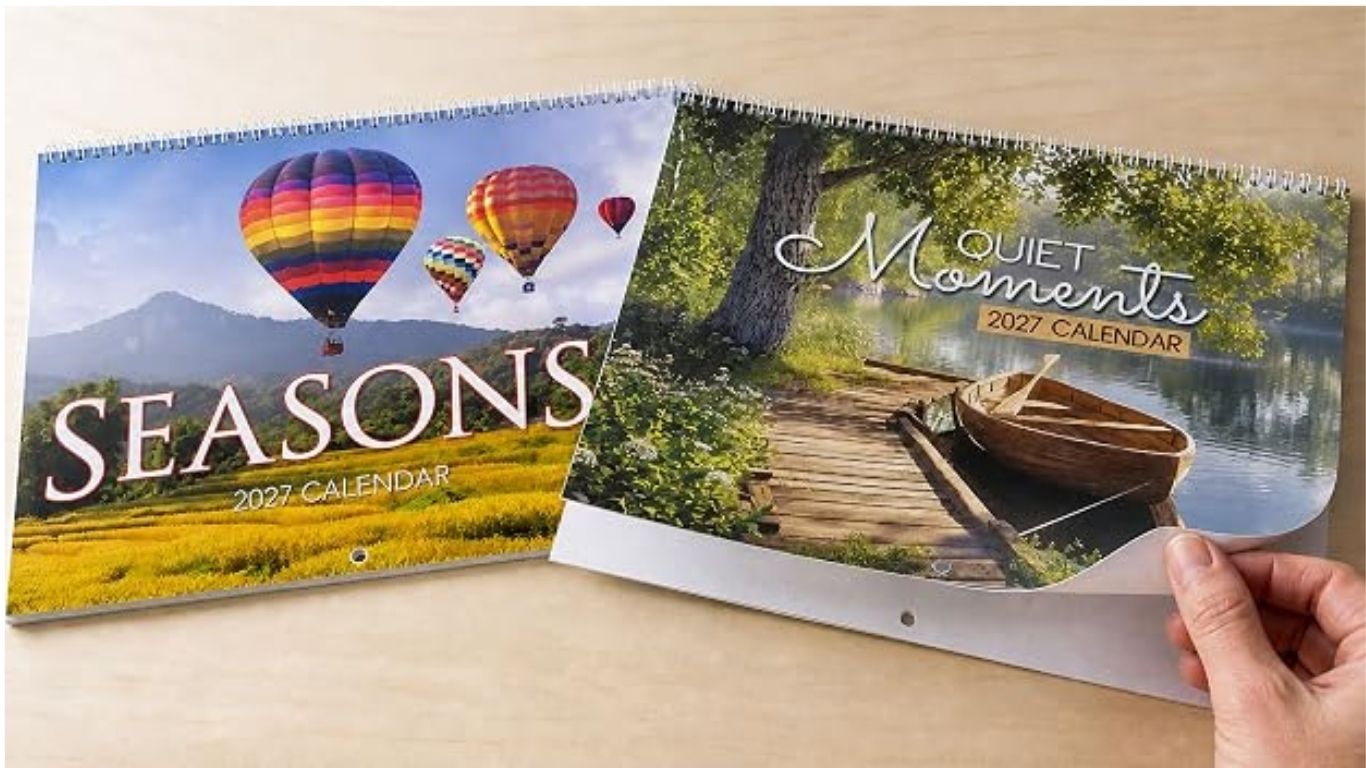 Custom Photo Wall Calendar DIY Family Memories 2027-2028 Custom Photo Wall Calendar