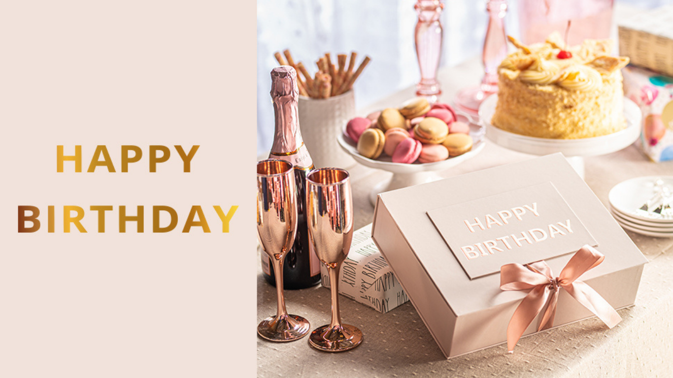 Birthday Spa Gift Basket with Necklace | Luxury Gift Set Birthday Spa Gift Basket