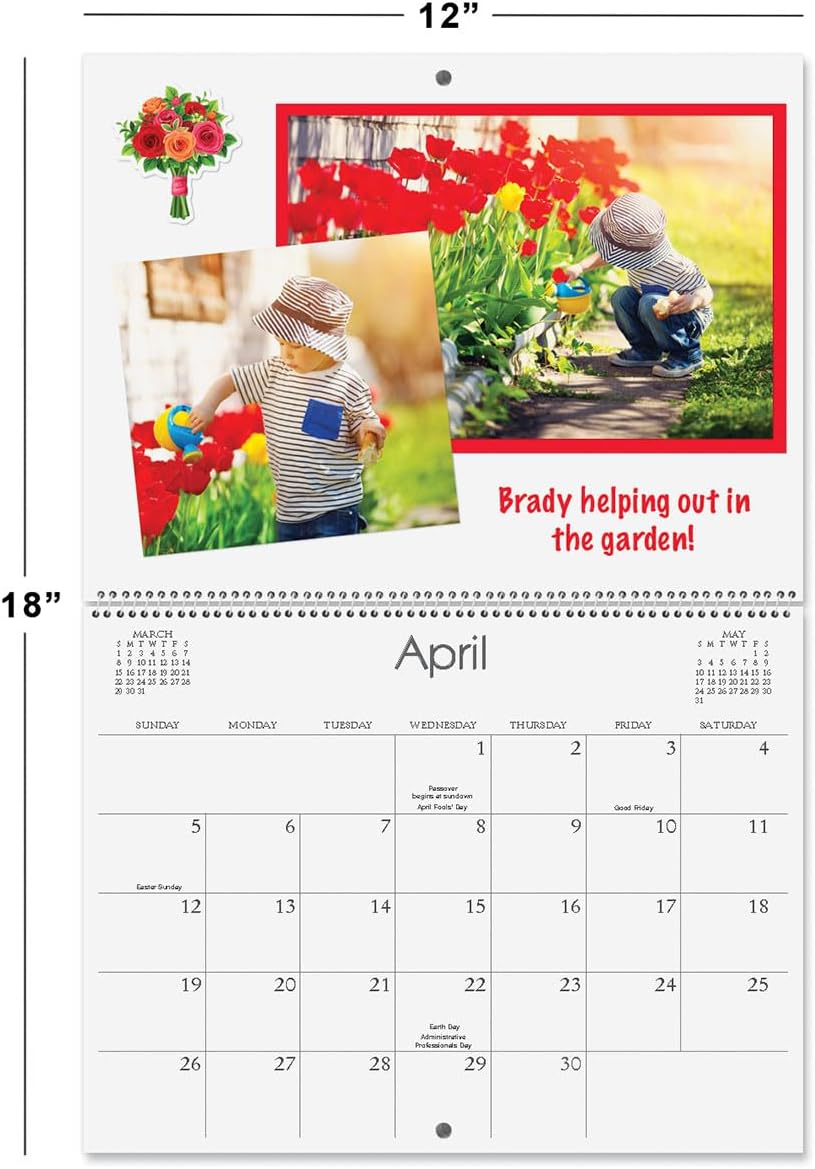 Custom Photo Wall Calendar Custom Photo Wall Calendar