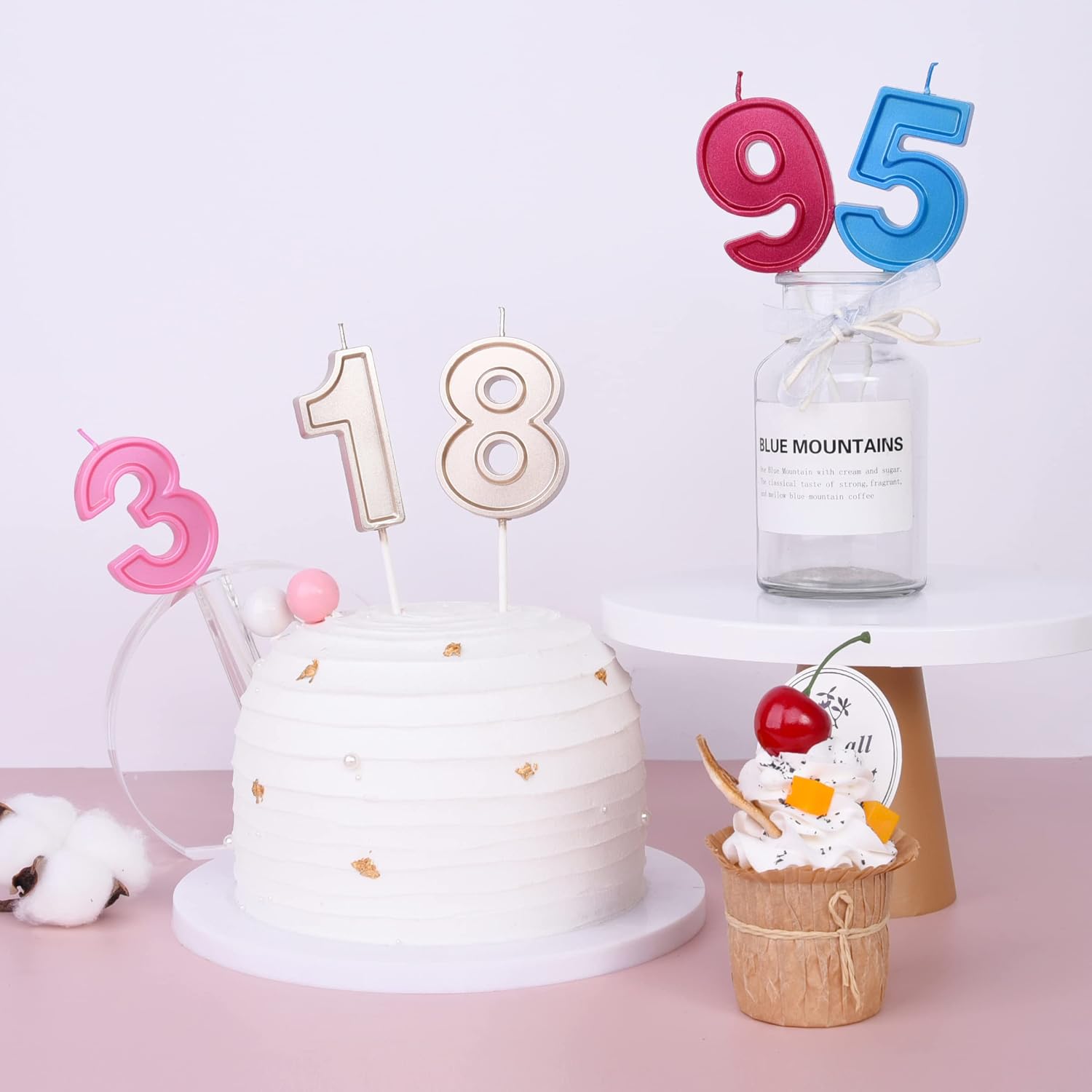 gold number candle gold number candle