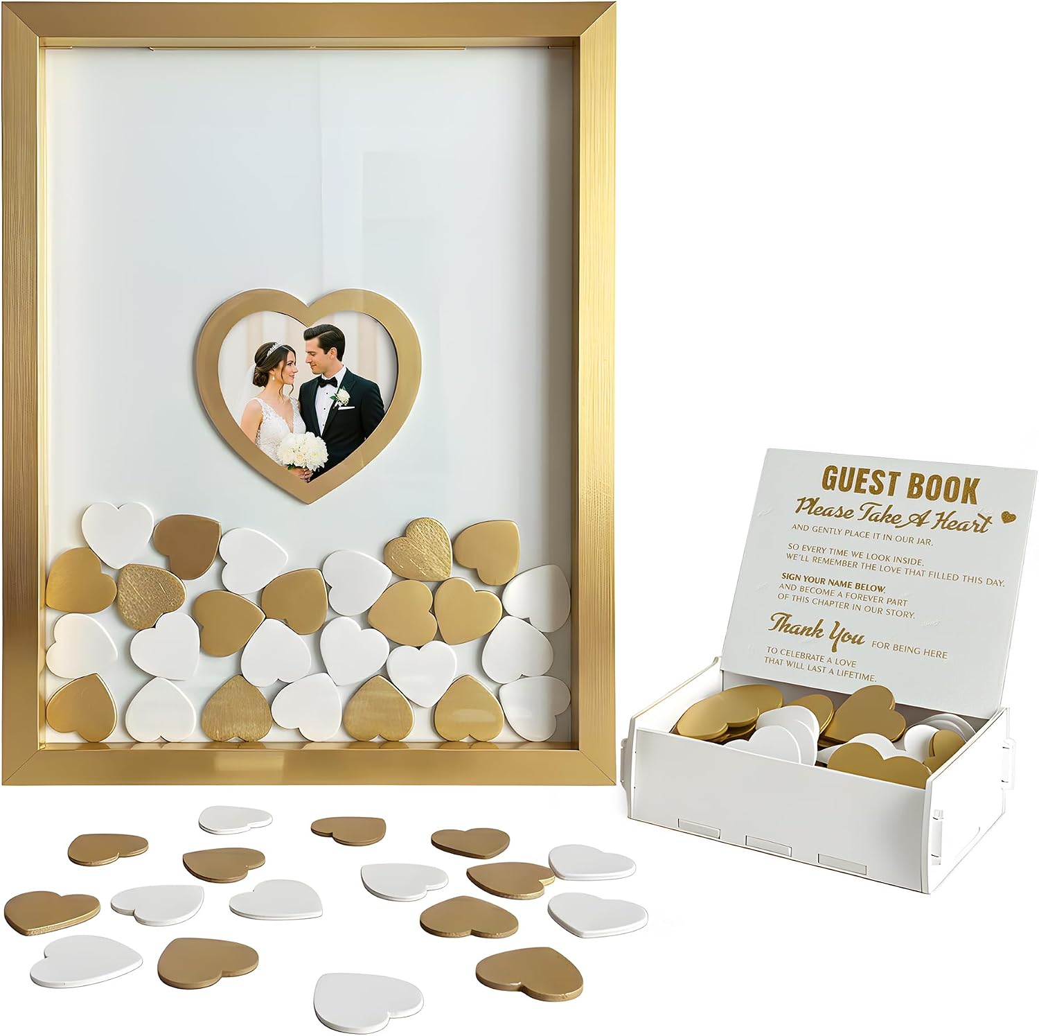 Gold Wedding Guest Book Alternative Gold Wedding Guest Book Alternative