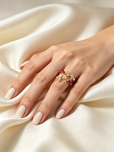 14K Gold Leaf Ring 14K Gold Leaf Ring