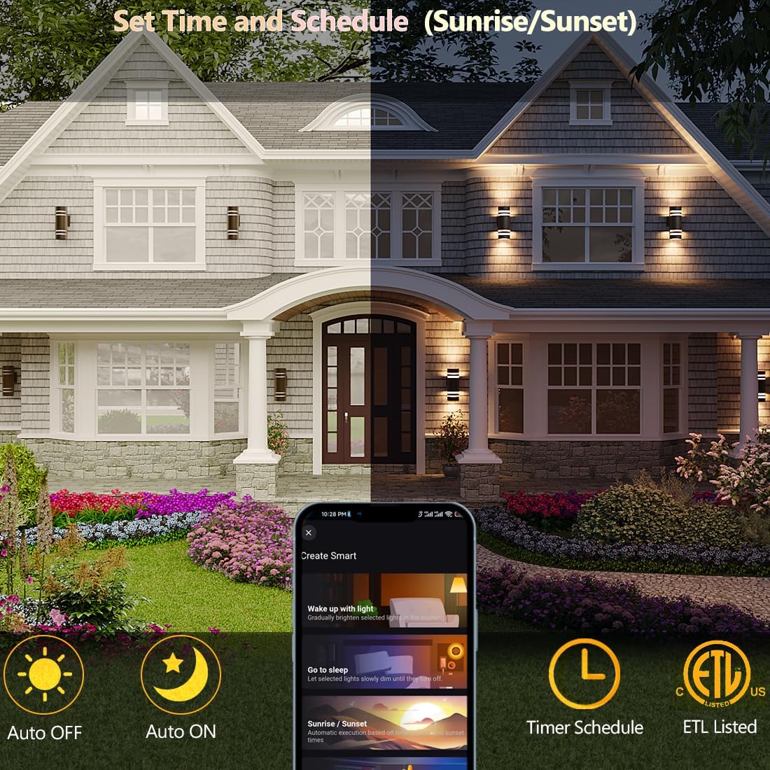 smart outdoor wall lights smart outdoor wall lights