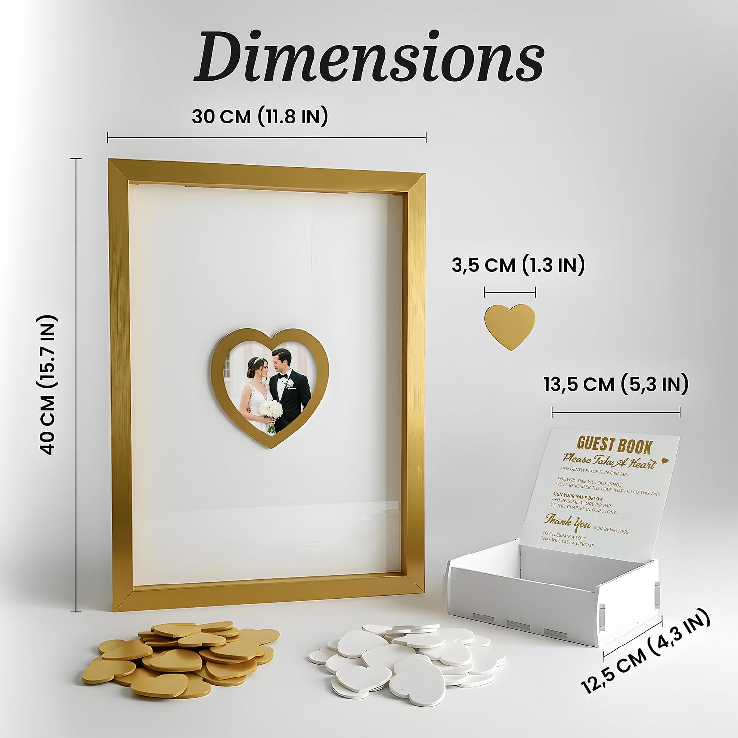 Gold Wedding Guest Book Alternative Gold Wedding Guest Book Alternative
