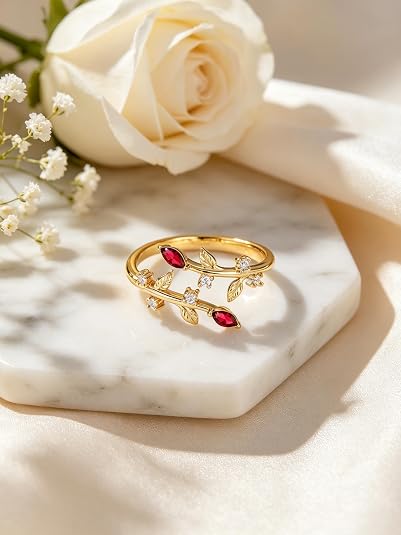 14K Gold Leaf Ring 14K Gold Leaf Ring