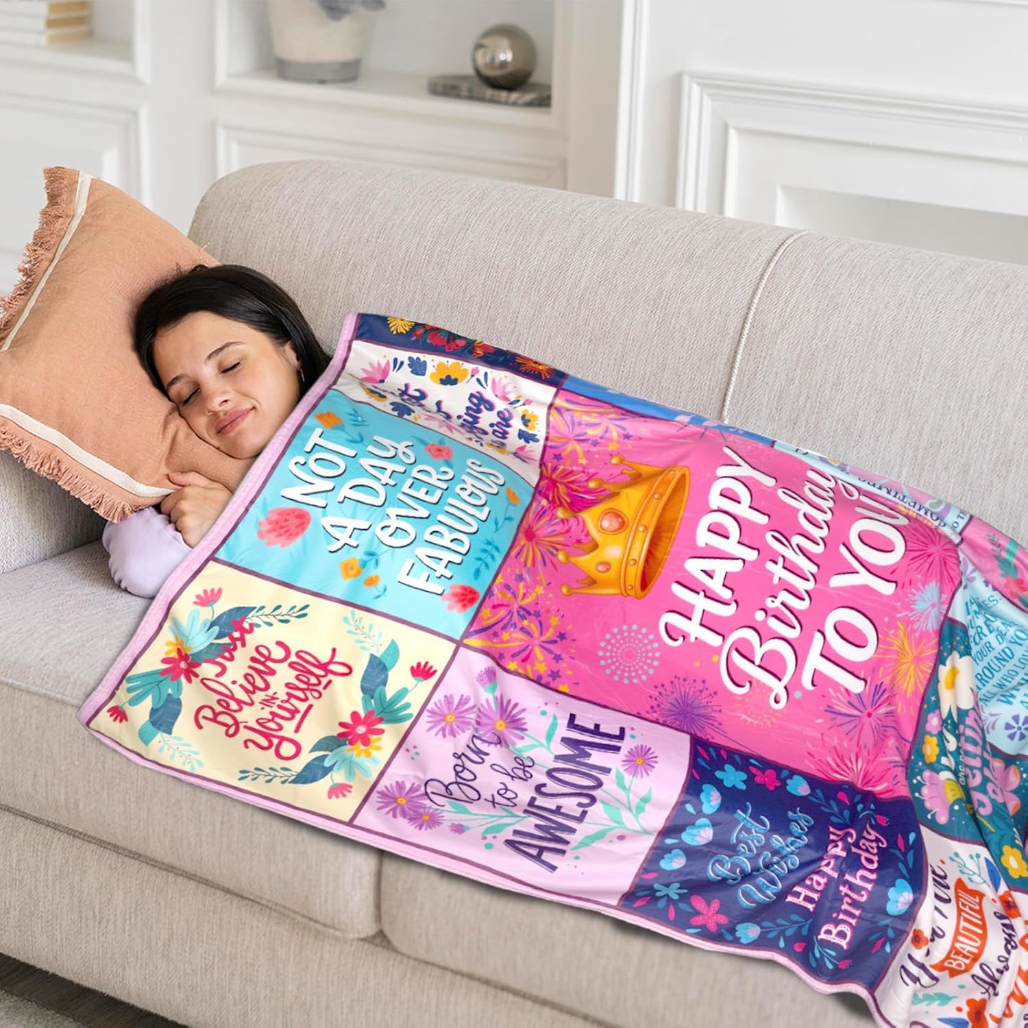 Happy Birthday Throw Blanket Happy Birthday Throw Blanket