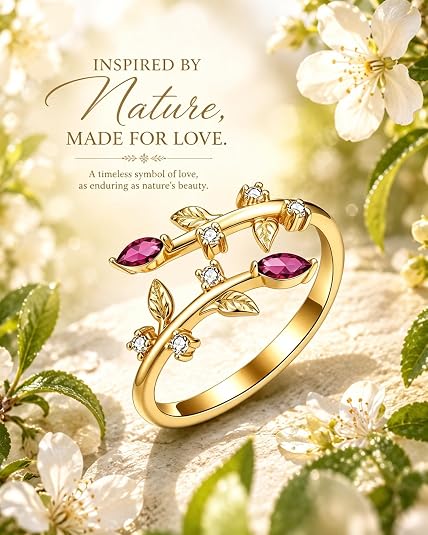 14K Gold Leaf Ring 14K Gold Leaf Ring