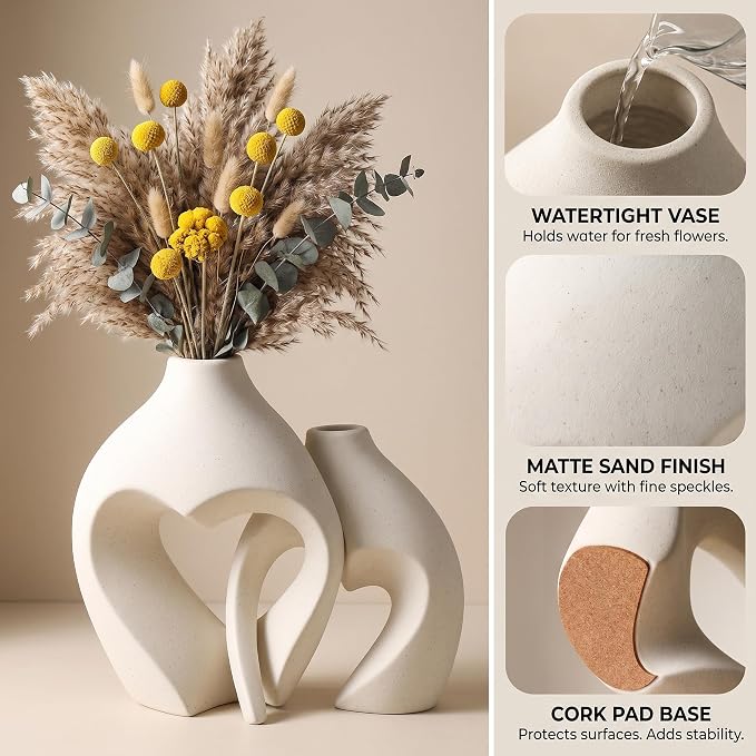 ceramic flower vase set ceramic flower vase set