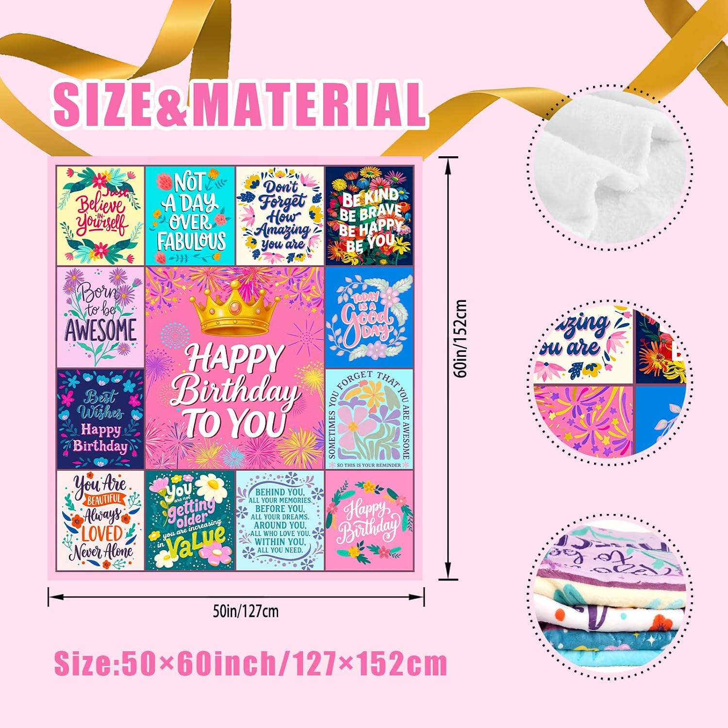 Happy Birthday Throw Blanket Happy Birthday Throw Blanket