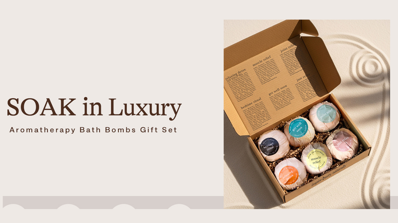 Bath Bombs Gift Set | 6 Natural Handmade Bath Bombs, USA bath bombs gift set (2)