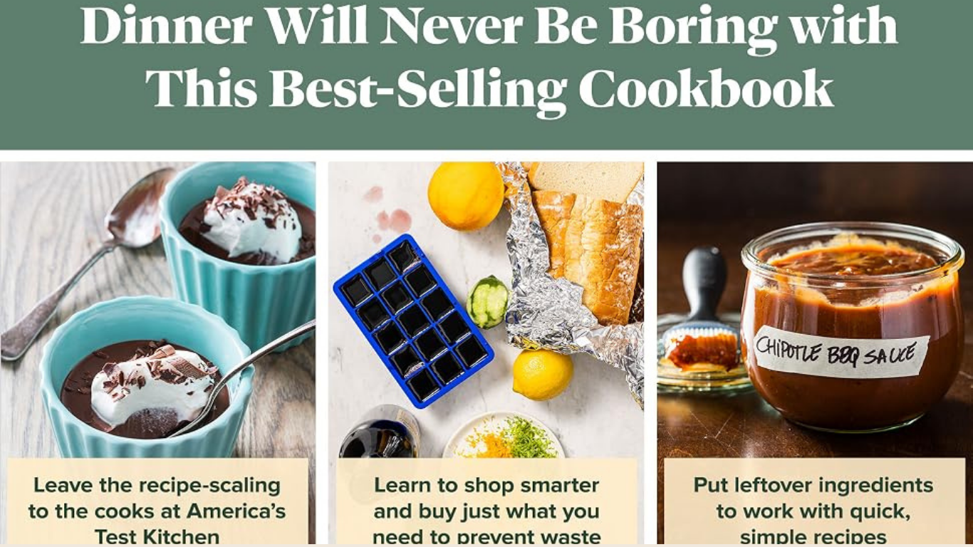 Cooking for Two Cookbook | America's Test Kitchen Gift Cooking for Two