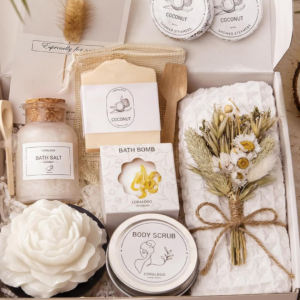 coconut spa gift basket for women (2)