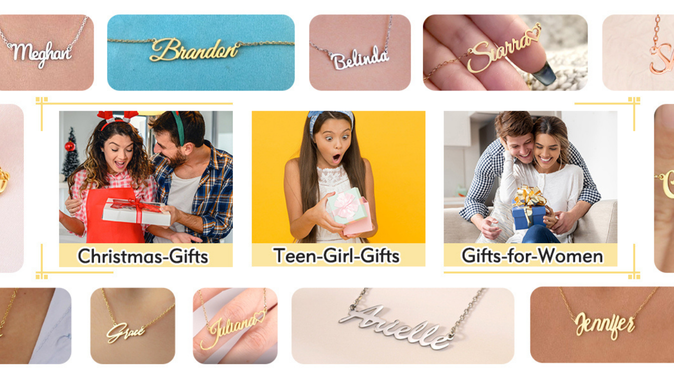Custom Name Necklace | Personalized 18K Gold Jewelry custom name necklace (2)