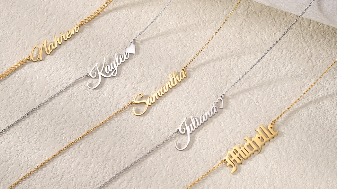 Custom Name Necklace | Personalized 18K Gold Jewelry custom name necklace (3)