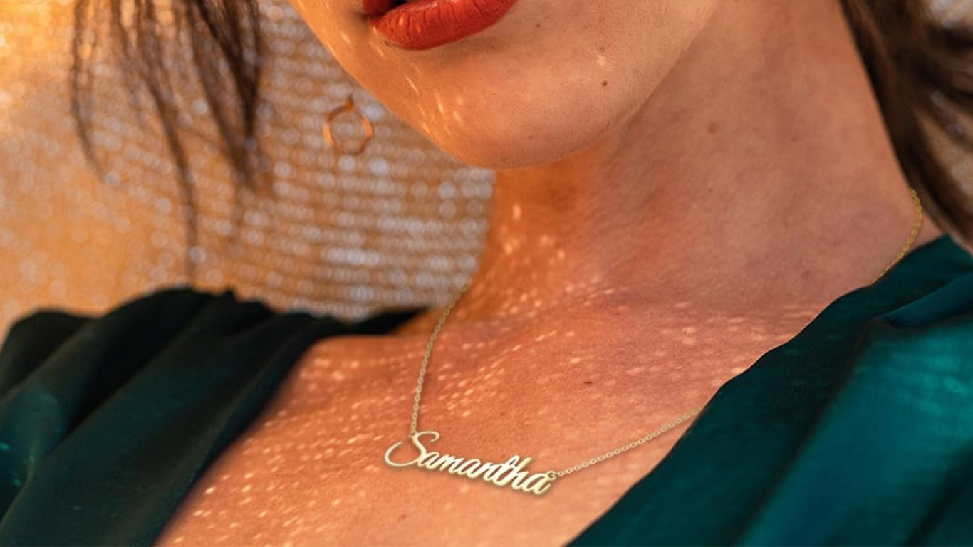 Custom Name Necklace | Personalized 18K Gold Jewelry custom name necklace