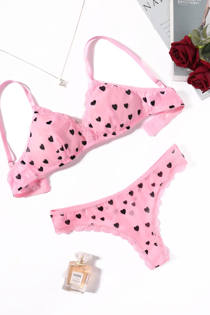 cute bra and panty set