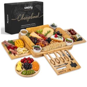 Bamboo Charcuterie Board Set