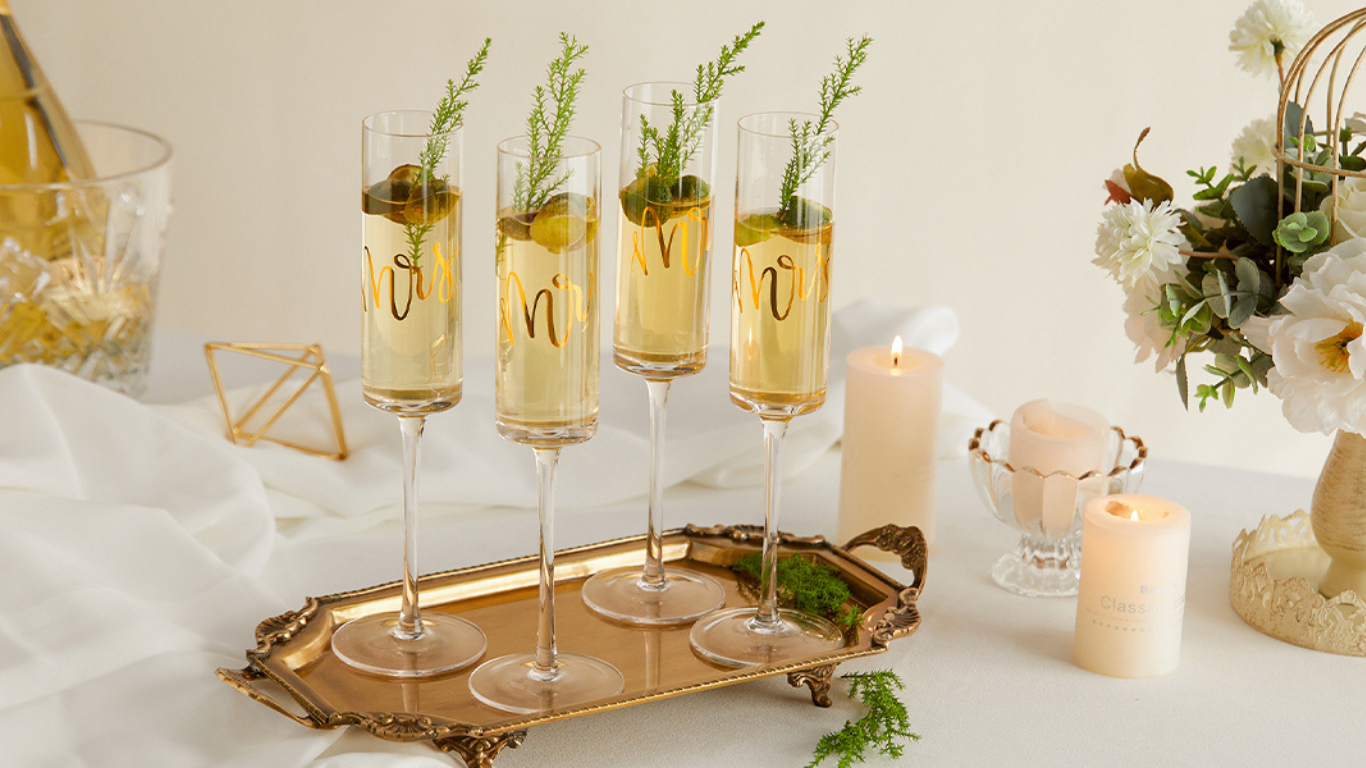 mr and mrs champagne flutes (7)