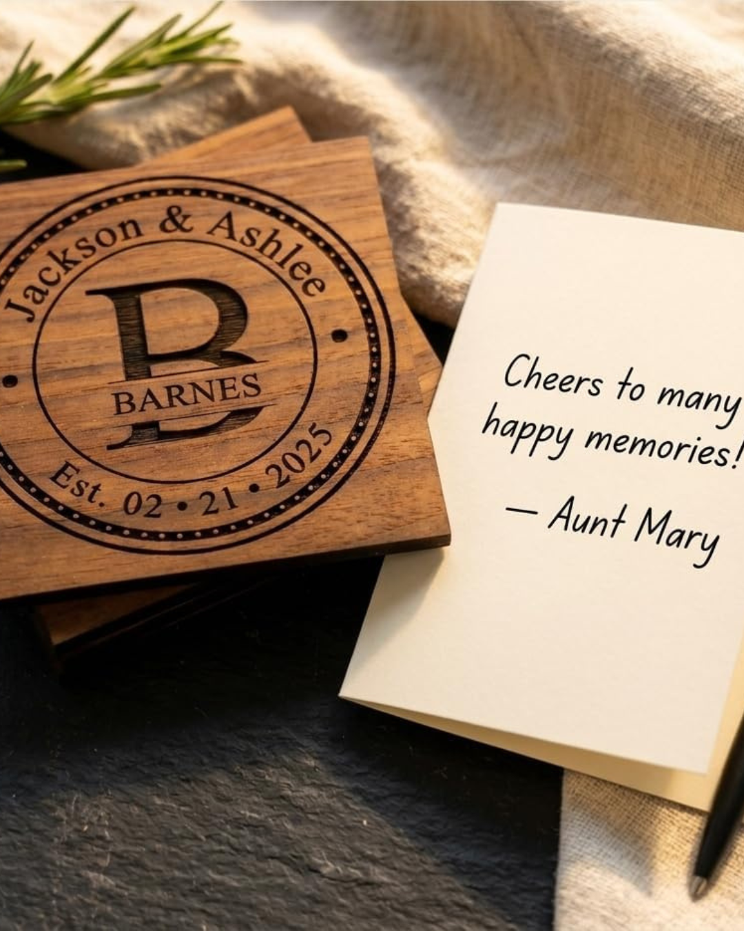 personalized wooden coasters (3) personalized wooden coasters (3)