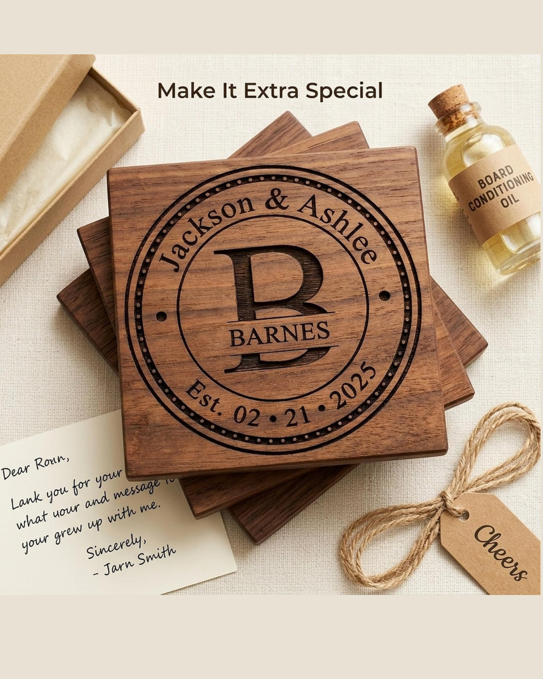 personalized wooden coasters (6) personalized wooden coasters (6)