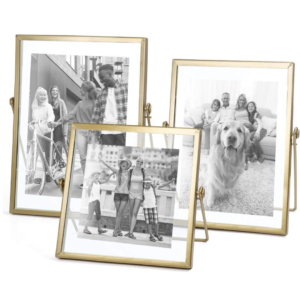 Gold Floating Glass Picture Frames