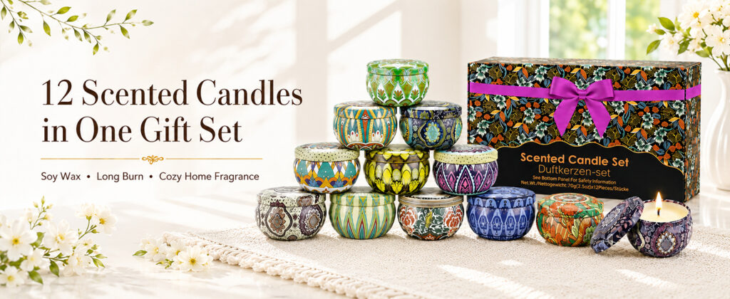 Scented Candles Gift Set