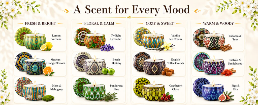 Scented Candles Gift Set