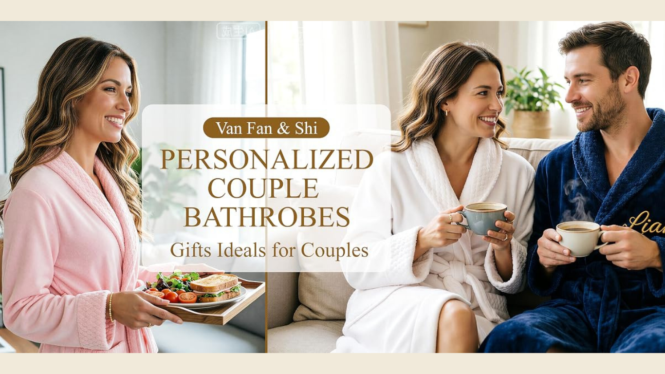 Personalized Embroidered Velour Robes for Couples — Custom Mr & Mrs Spa Robe Set personalized couple robes (4)