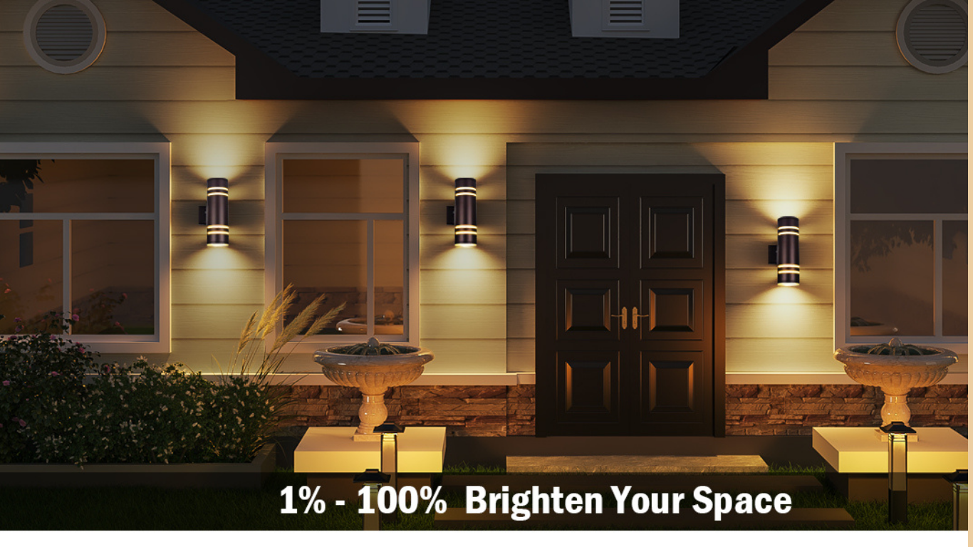 Smart Color-Changing Outdoor Wall Lights (2 Pack) — The Perfect Gift for Smart Home Lovers smart outdoor wall lights (10)