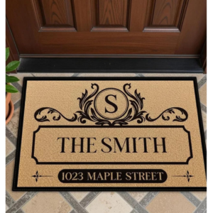 • personalized doormat